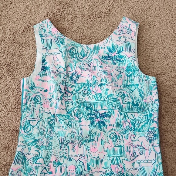Lilly Pulitzer Mila Stretch Shift Dress, Agate Green, Size 16, NWT - Picture 4 of 12